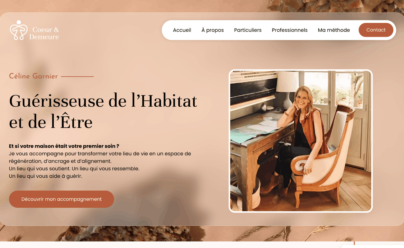 Site web Coeur de demeure Feng Shui et psychologue de l'habitat