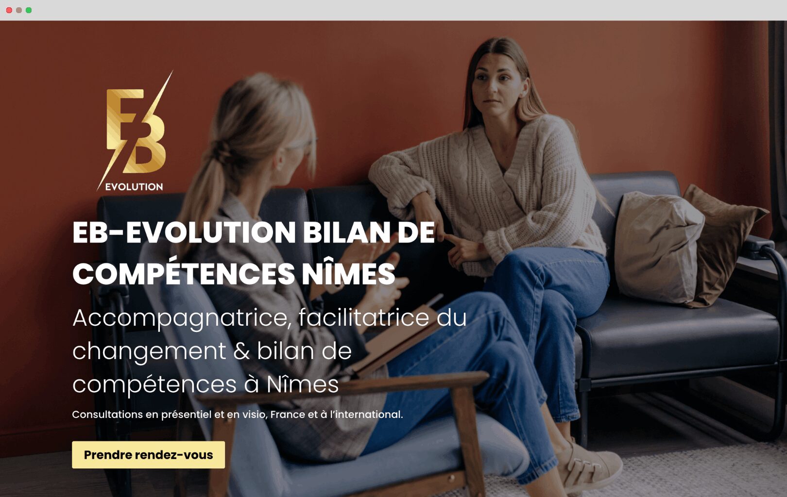 eb-evolution-nimes-2026 Site web EB-evolution coaching et accompagnement professionnel