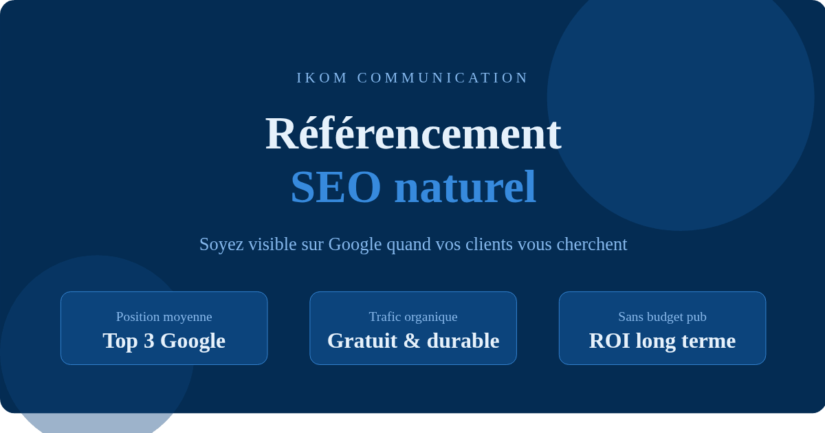 Référencement SEO naturel
